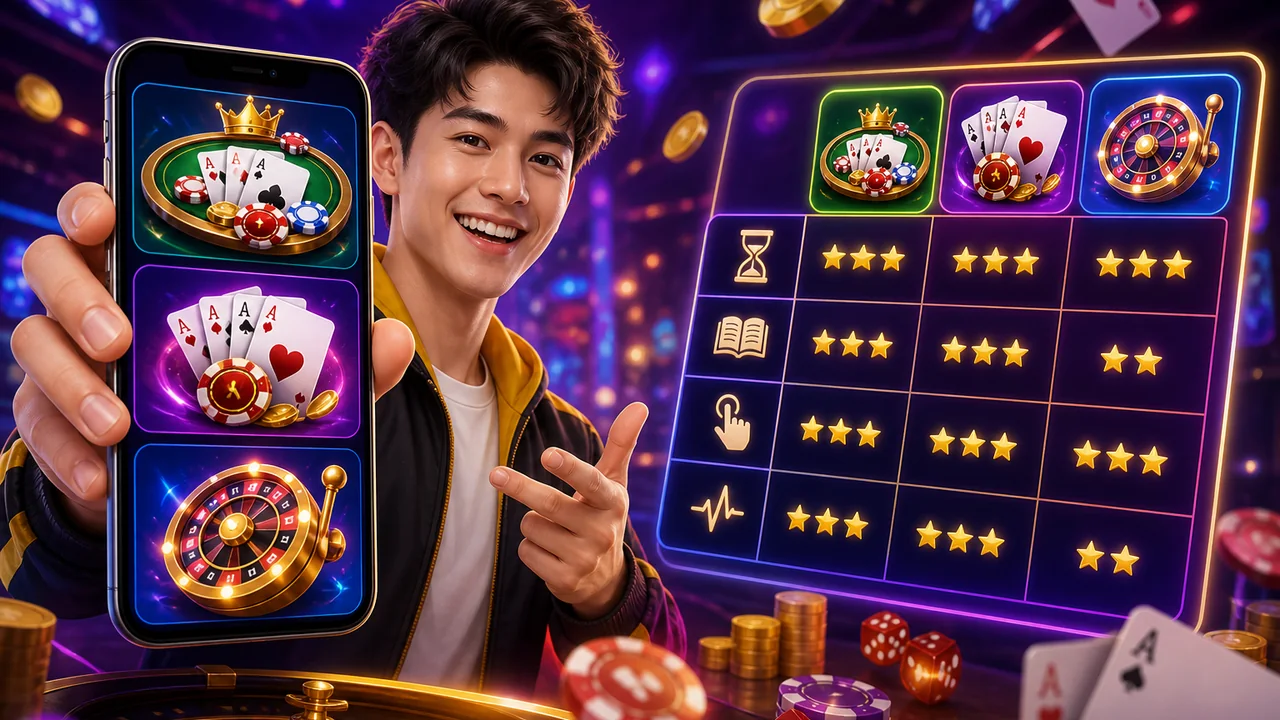 Chọn game theo nhịp chơi: trò chơi tk88 phổ biến và cách chọn game phù hợp trên mobile
