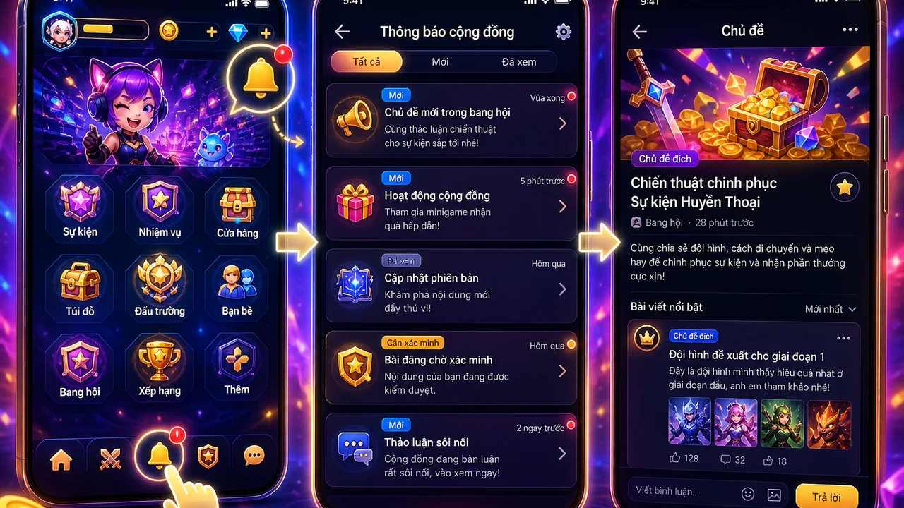 Đọc thông báo cộng đồng dễ hơn: cách đọc thông báo cộng đồng tk88 trên mobile